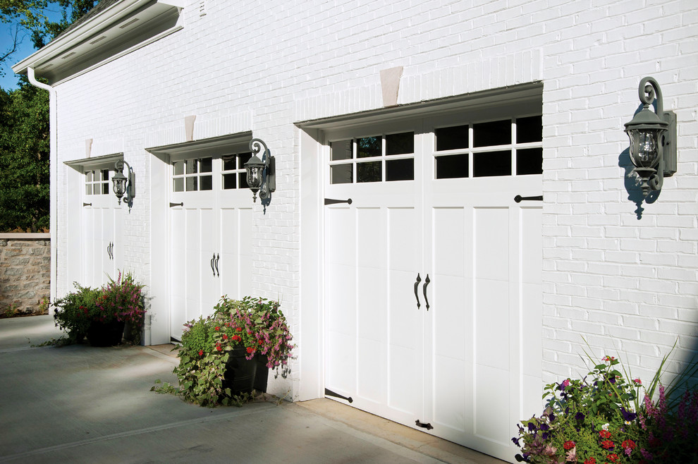 Clopay Coachman Garage Door Transitional Garage Other by Thomas