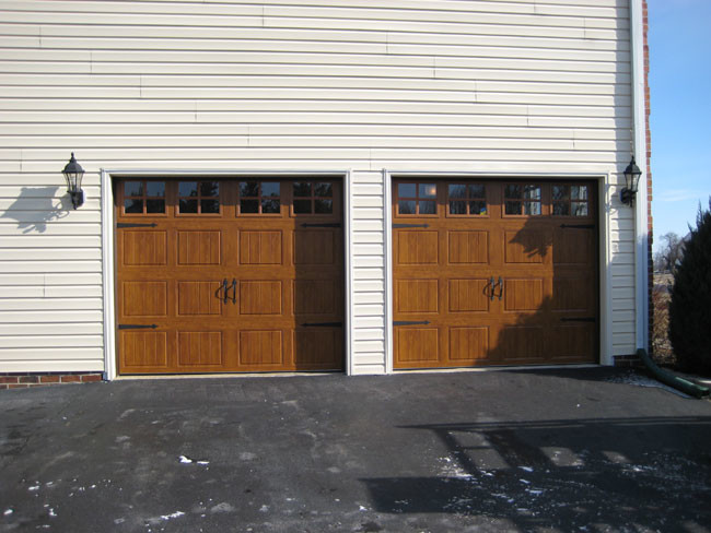 Photo of a medium sized classic attached double carport in Baltimore.