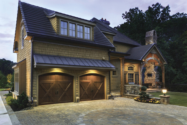 Clopay Reserve Wood Collection Garage Doors - American Craftsman