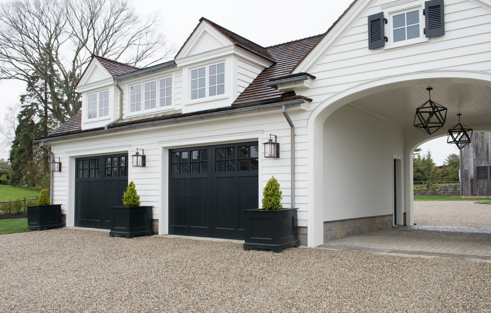 Coastal Connecticut custom compound Traditional Garage New York