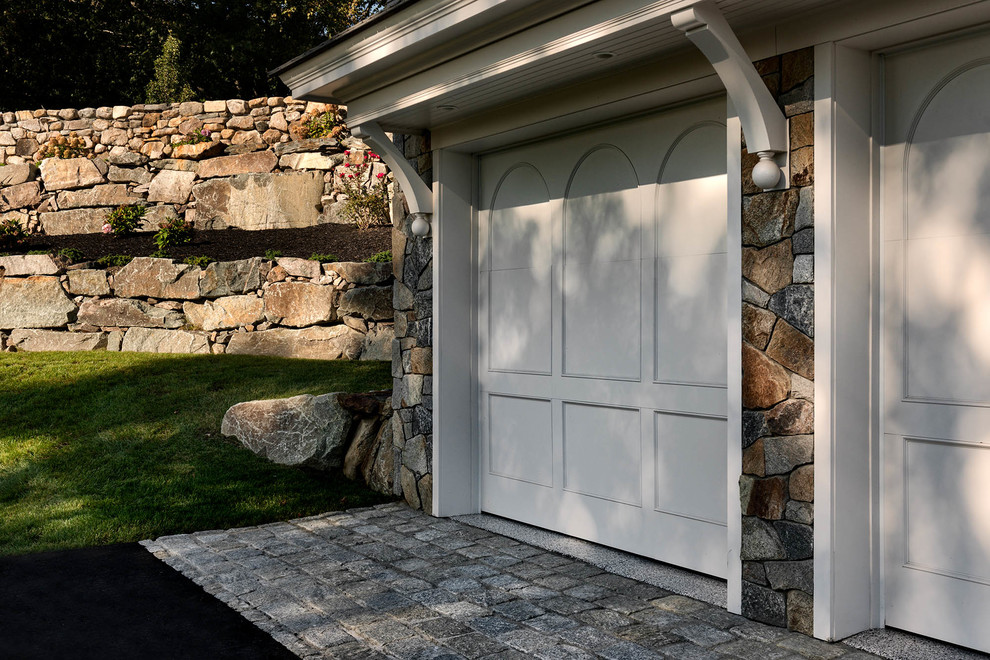 Coastal Dream Traditional Garage Boston by TMS Architects Houzz