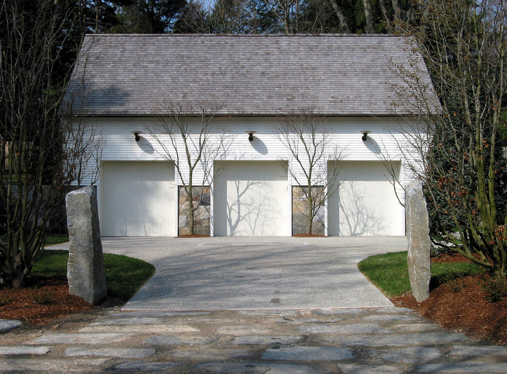 Connecticut Country House Traditional Garage New York by Wesley