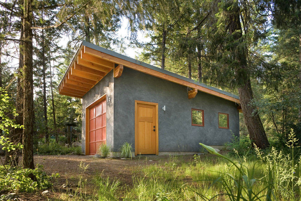Trendy detached garage photo in Seattle