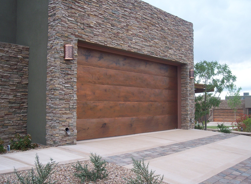 Copper Doors Modern Garage Salt Lake City by Martin Door Houzz