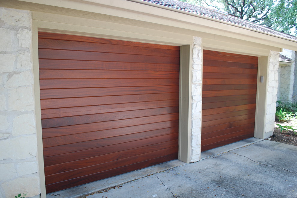 Cowart Door WoodonSteel Custom Doors Modern Garage Austin