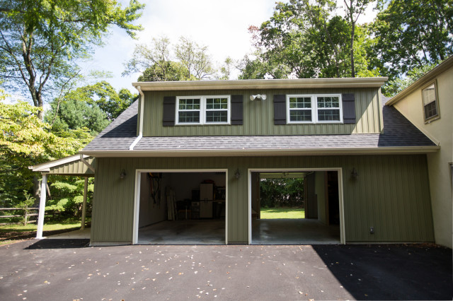 Craftsman Style Garage in Blue Bell, PA - Arts & Crafts - Garage ...
