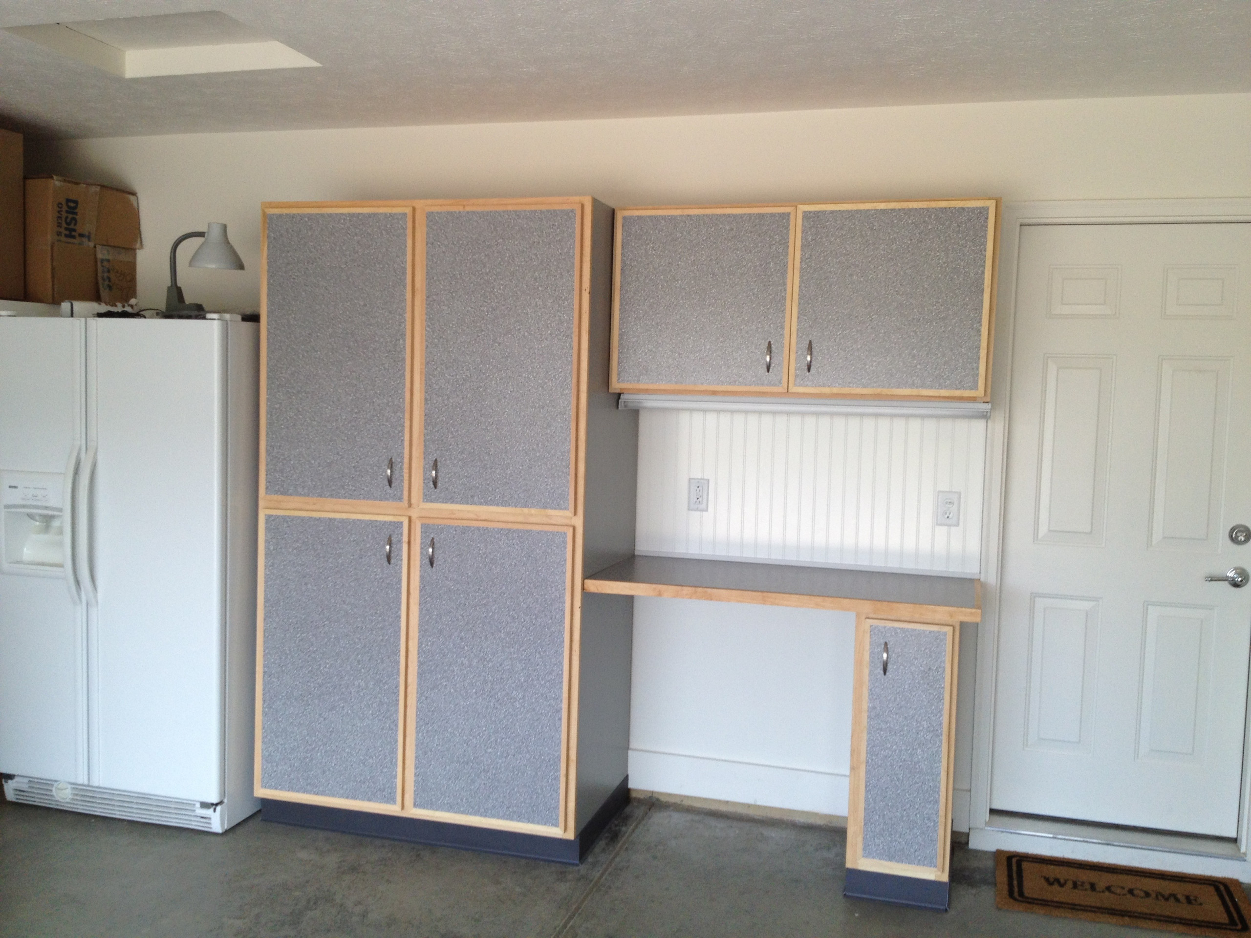Custom Built Garage Storage Cabinets, Built In Storage Cabinets For Garage