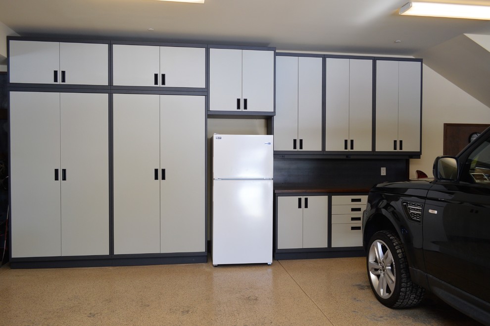 Custom and Storage Transitional Garage Sacramento by