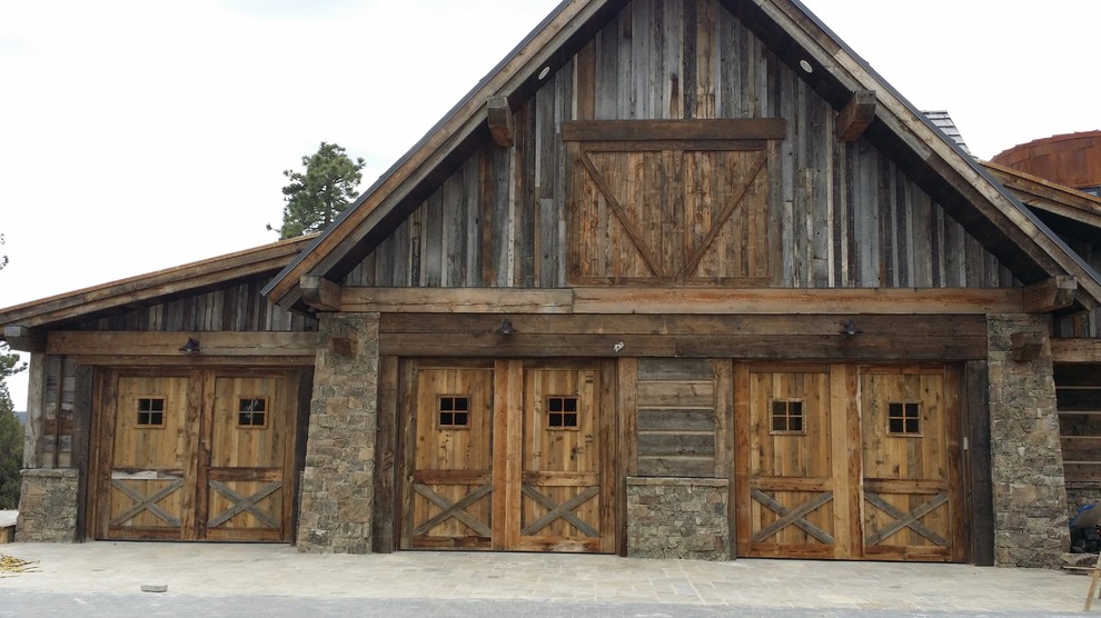 Custom Wood Garage Door Farmhouse Garage Denver by American