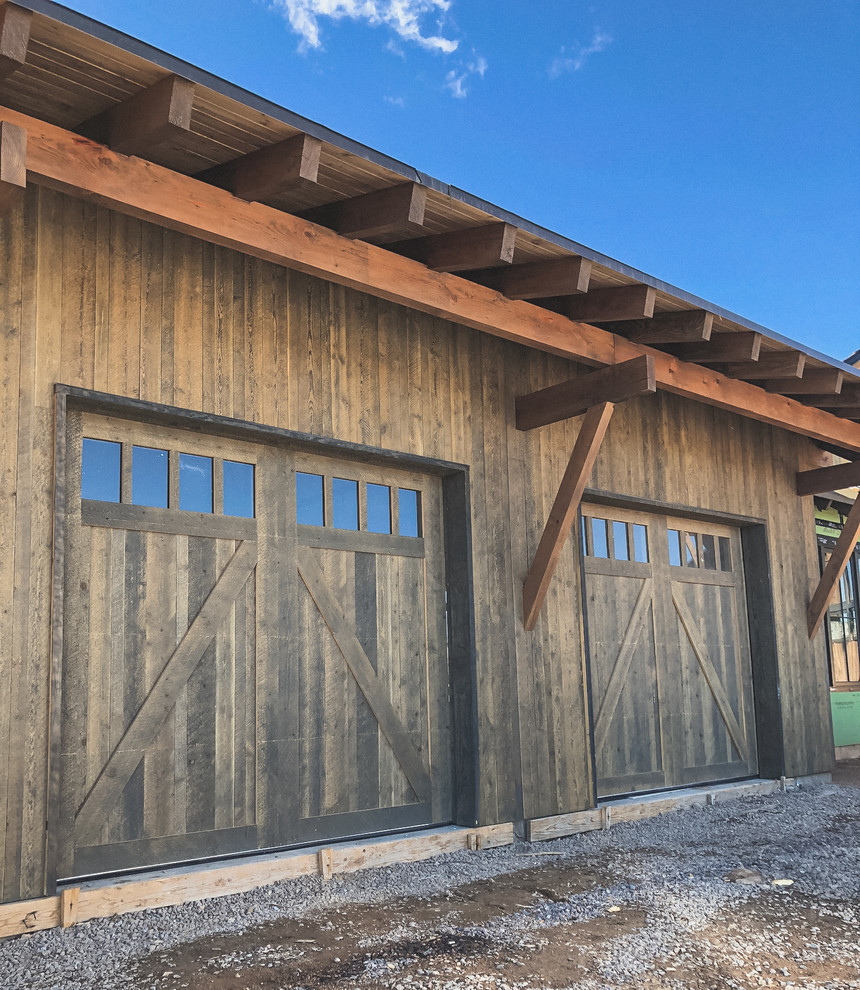 Custom Wood Garage Doors Farmhouse Garage Denver by American
