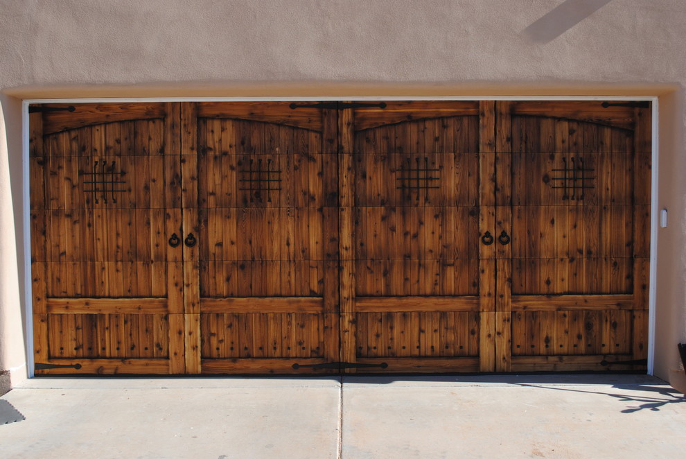 Custom Wood Garage Doors Mediterranean Garage Phoenix by LODI