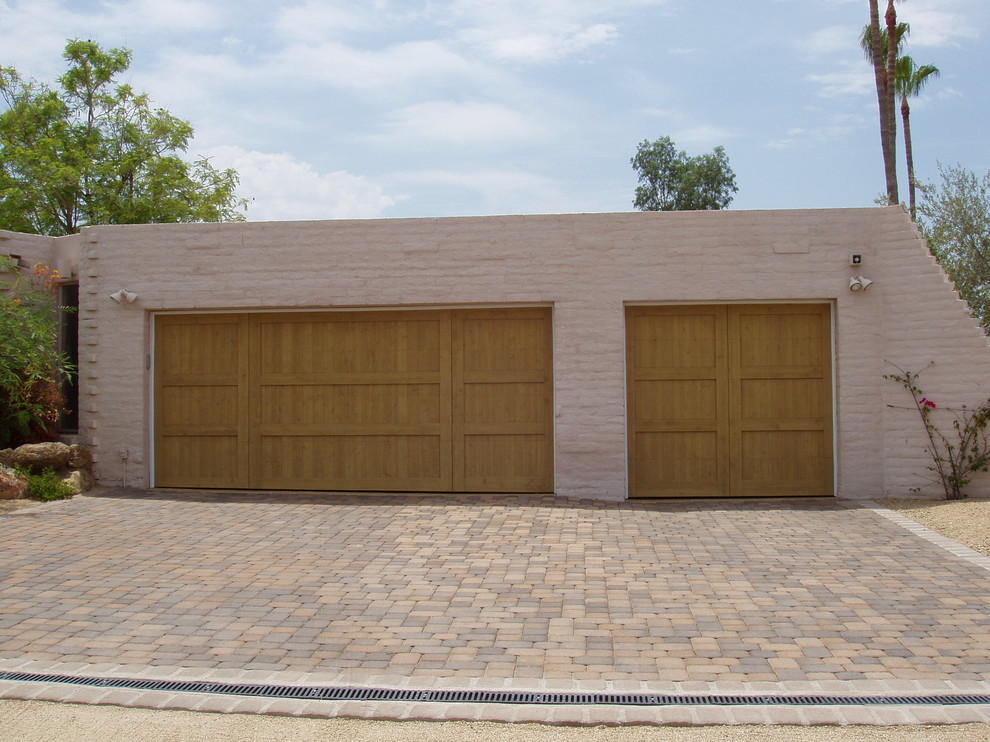 Custom Wood Garage Doors Mediterranean Garage Phoenix by LODI