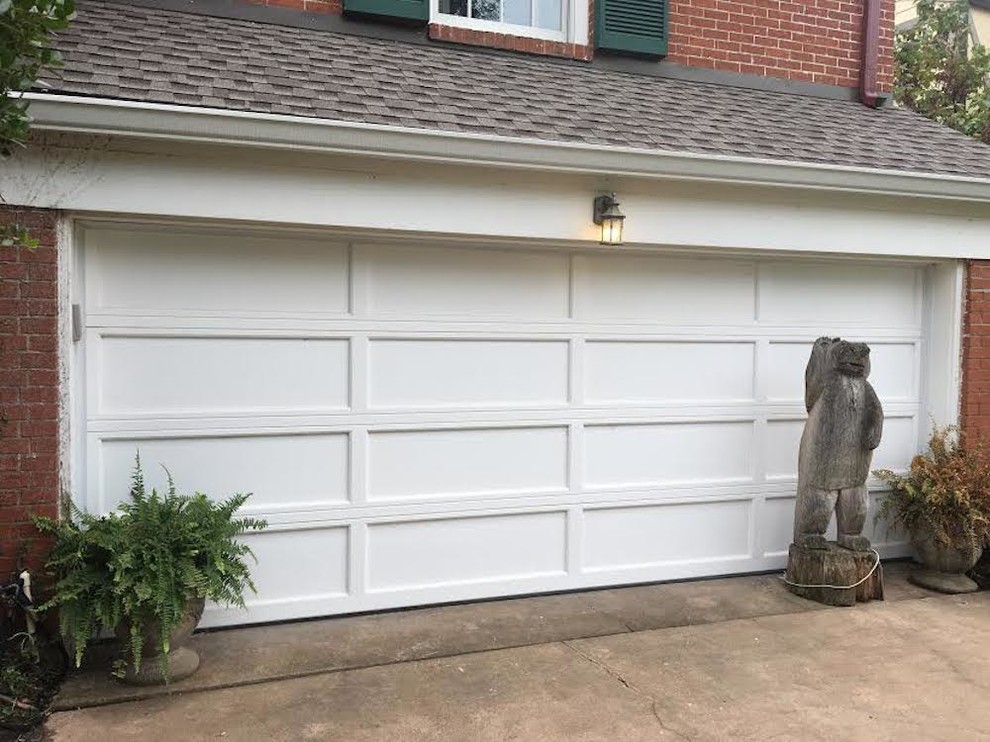 Modern Garage Door Company Okc for Large Space