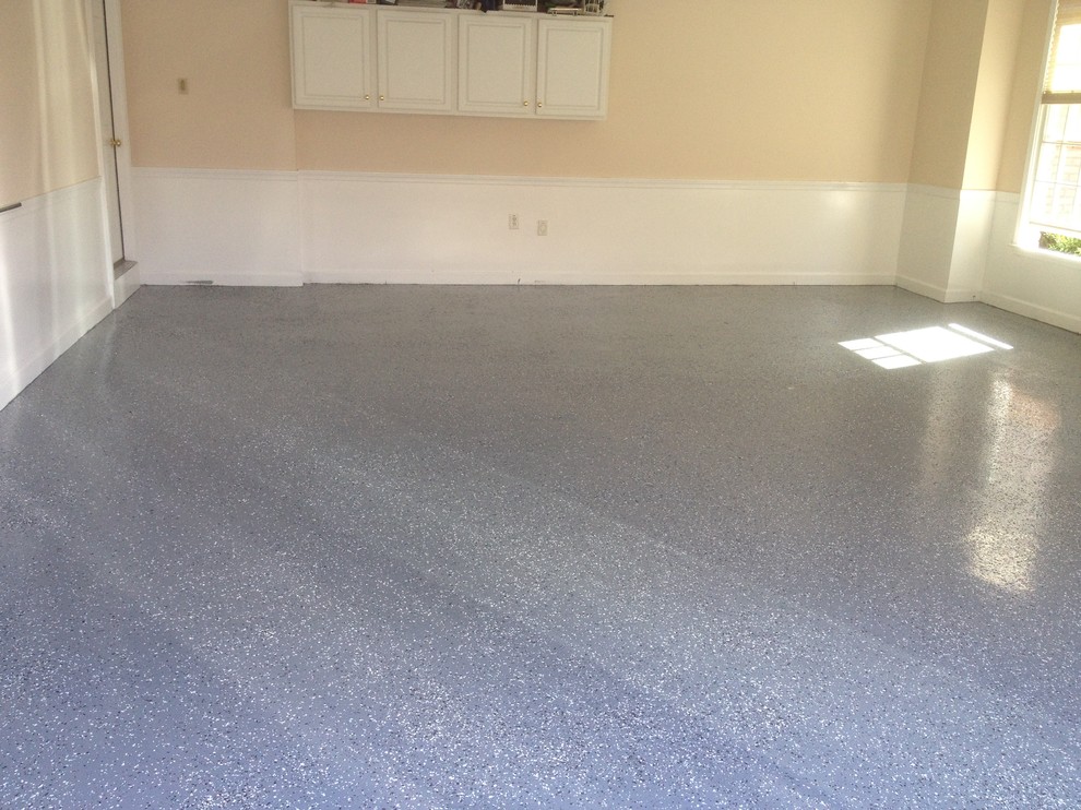 Decorative Concrete Garage Floor - Modern - Garage - Atlanta | Houzz