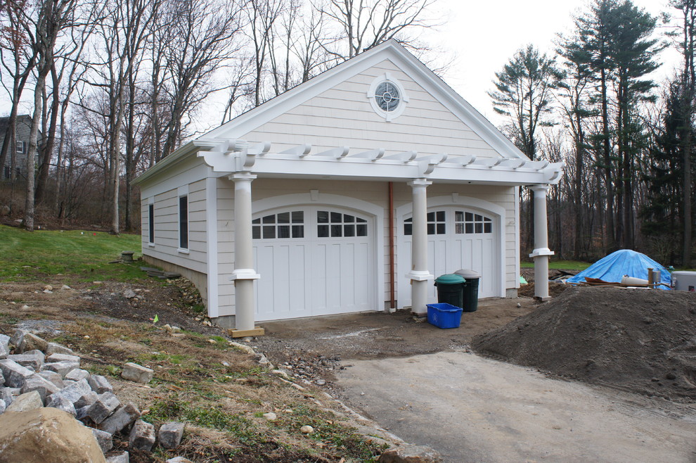 Detached 2 car garage Traditional Garage Bridgeport by