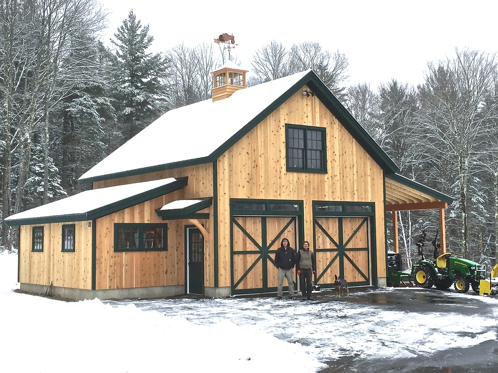 Detached barn Traditional Garage Burlington by Maple Valley Design Build, Inc. Houzz
