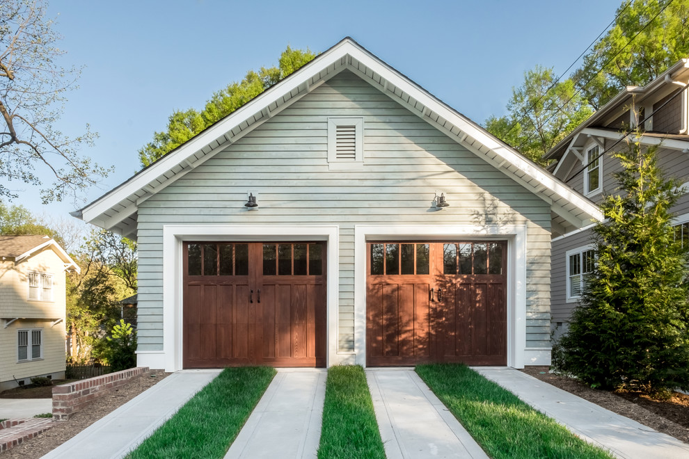 Dilworth Historic District Craftsman Garage Charlotte By Saussy Burbank - Sears Garage Doors Chicago