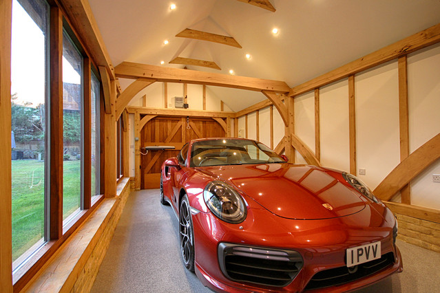 Dream Garage for One Car - Traditional - Garage - by The Classic Barn  Company