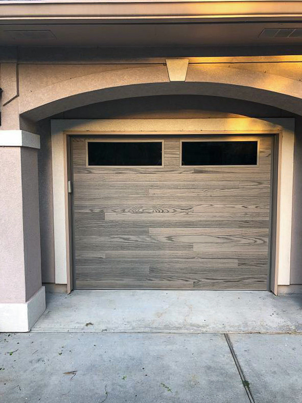 Driftwood Accents Planks Garage Chicago by C.H.I. Overhead Doors