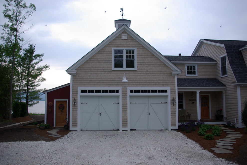 Eleanor Townsend Shingle Style Dutch Gambrel Garage Burlington