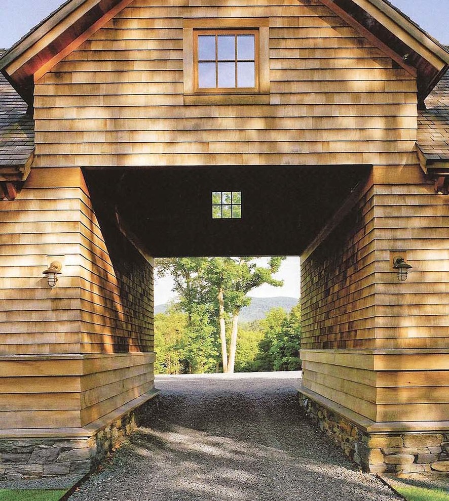 Entryway Private Residence (MA) Traditional Garage Boston by