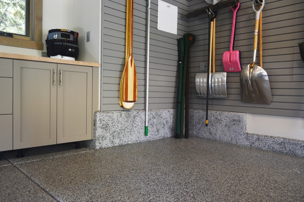 Epoxy Coatings Contemporary Garage Sacramento by Evolution
