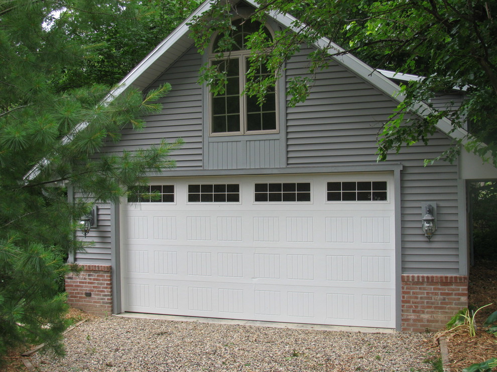 Exteriors Traditional Garage Chicago by S.F. Pauli Builders