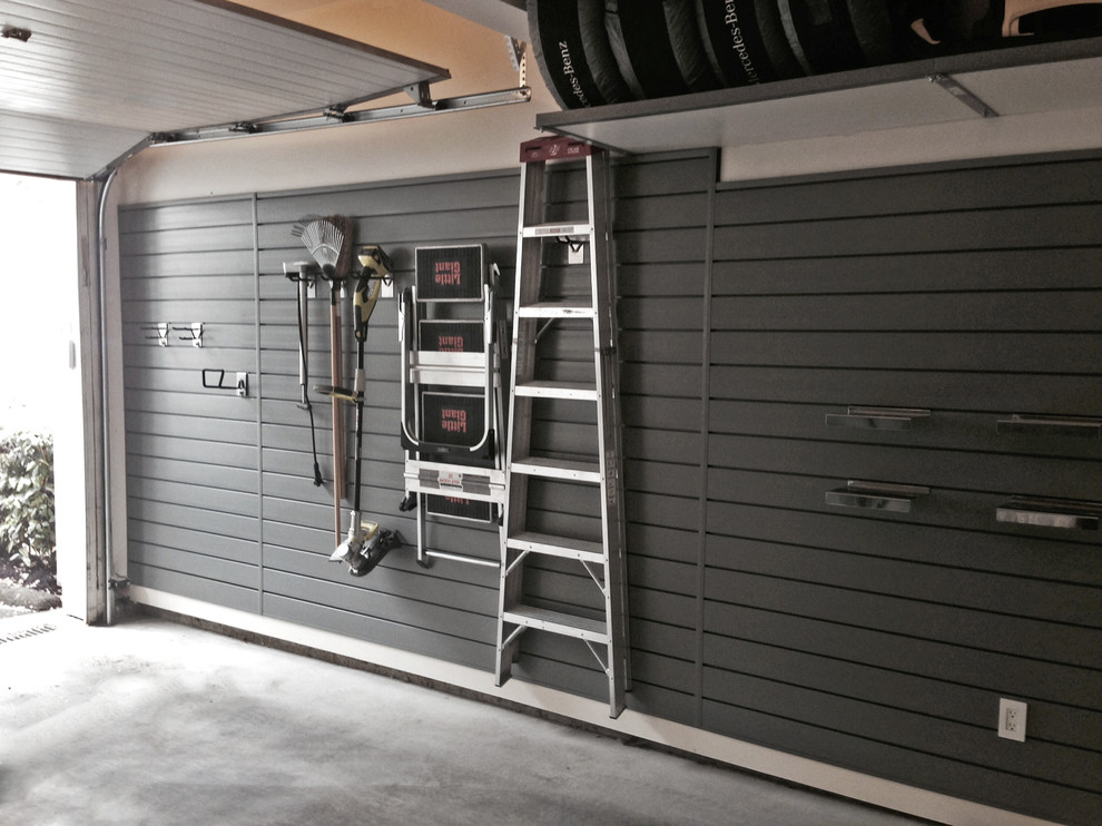 Example of a small urban carport design in Vancouver