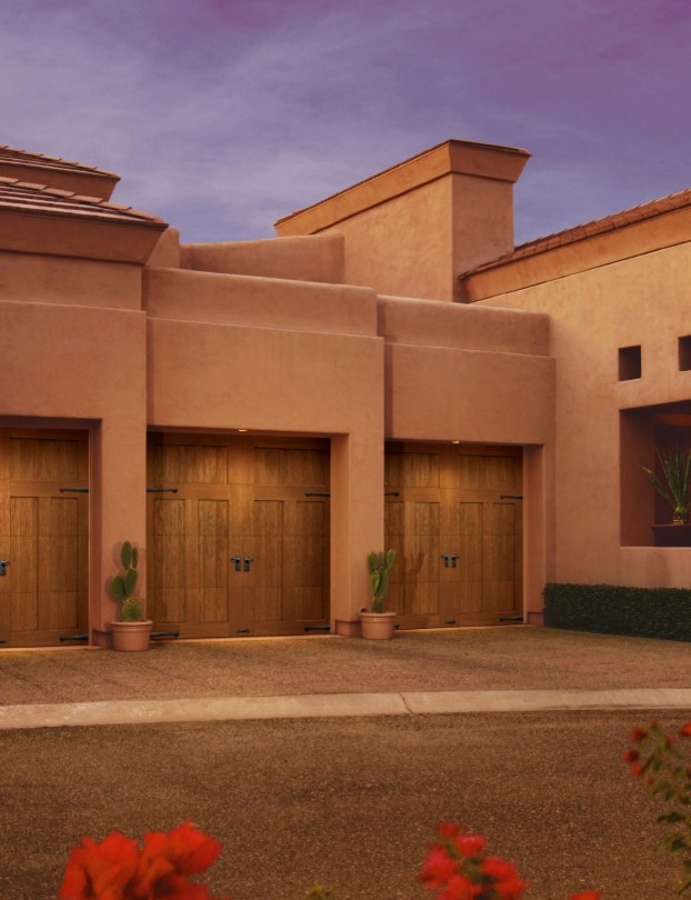 Faux Wood Garage Doors Southwestern Garage Cincinnati by Clopay