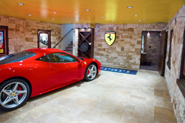 Ferrari Garage - Contemporary - Car Porch - Denver - by Dream Kitchens |  Houzz