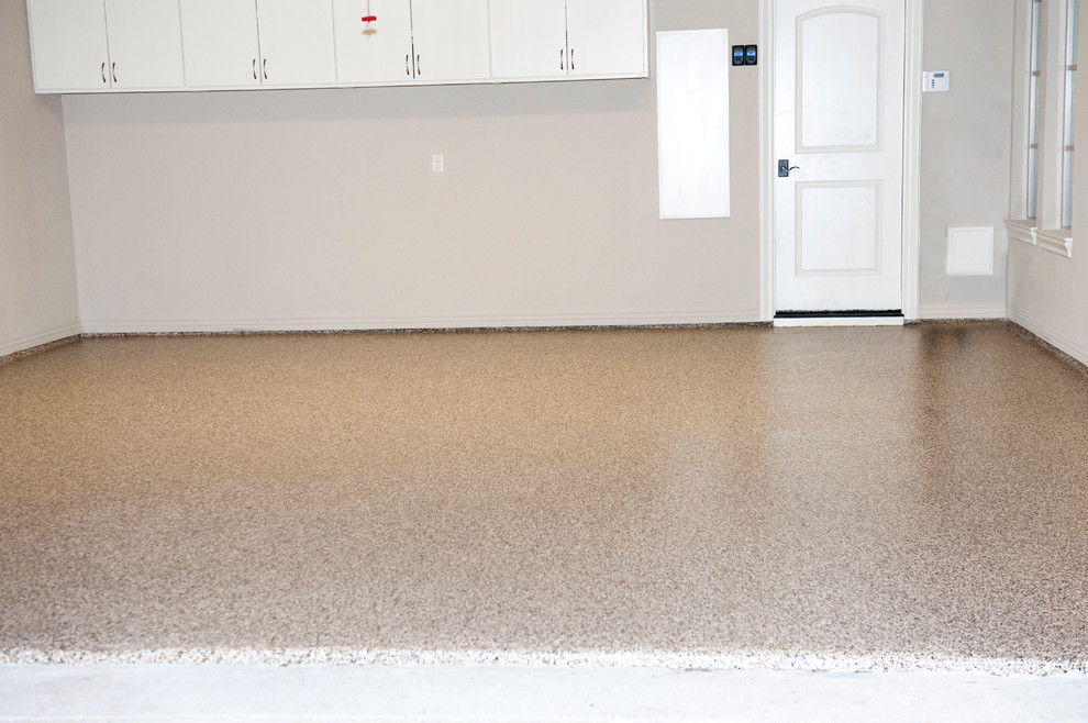 Flower Mound Tx Industrial Garage Dallas By Diamond Cut Garage Floors Garage Floor