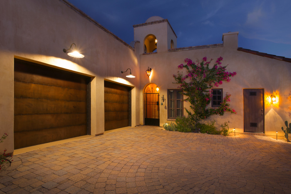 Foothills Estancia Southwestern Garage Phoenix by Lee Shaw