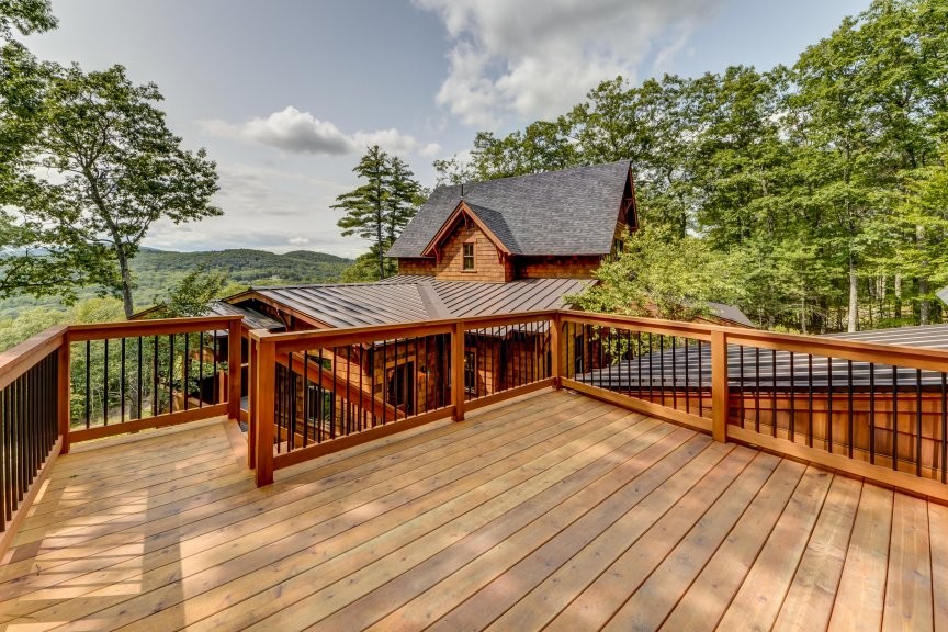 Garage Deck View Craftsman Garage Boston by Sippican Partners