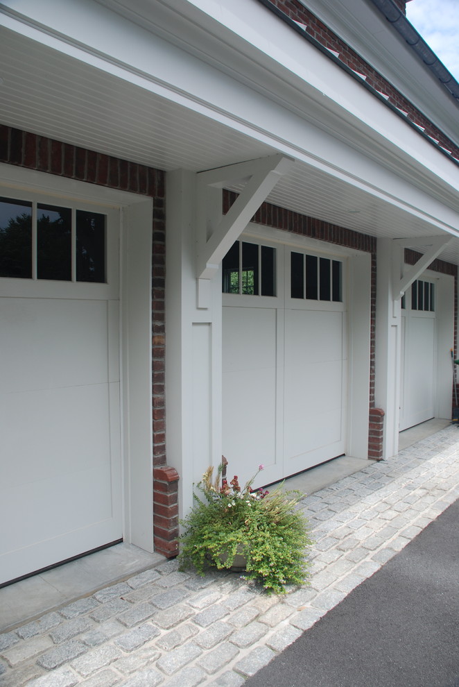Garage door detail Traditional Garage Other by DeMotte