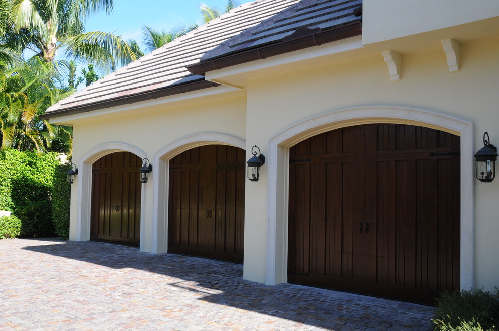 Garage Doors Mediterranean Garage Miami by Jacoviello Custom