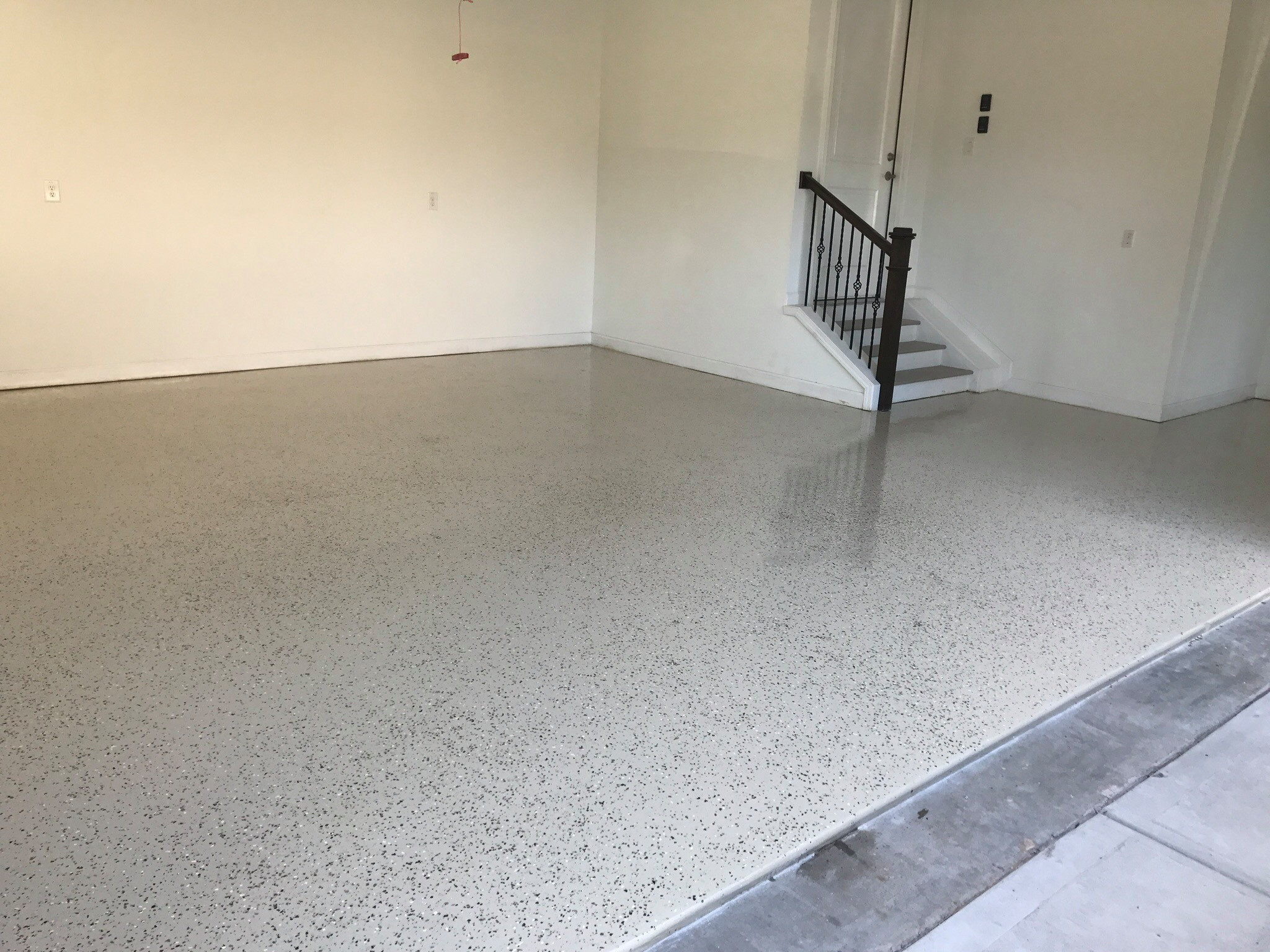 epoxy garage floor red deer