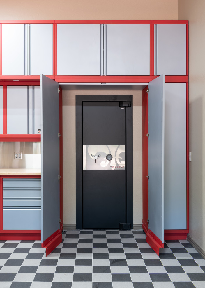 Garage Hidden Safe Industrial Garage Dallas by Kasper Custom