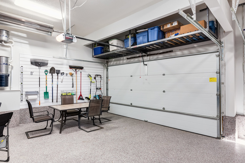 Garage Organization and Storage Industrial Garage Calgary by Konstrux Developments Houzz