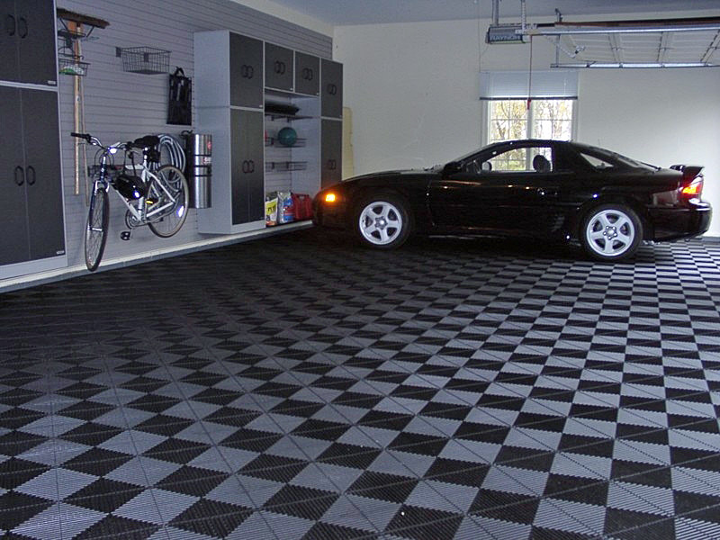 Garage Storage and Flooring Clásico Garaje Nueva York de
