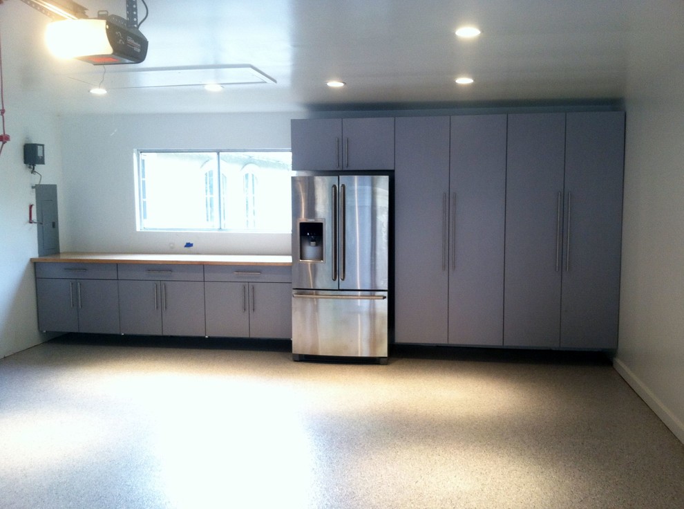 Garage Storage Makeover (Danville, Portola Valley) Modern Garage