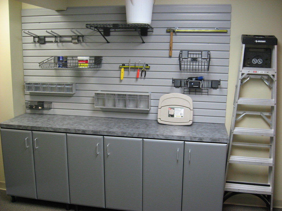 Garage Storage Organization & Garage Shelving Transitional Garage