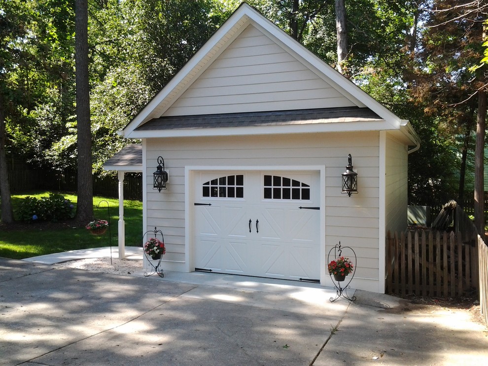 Garages Transitional Garage Richmond by Eddie Davenport