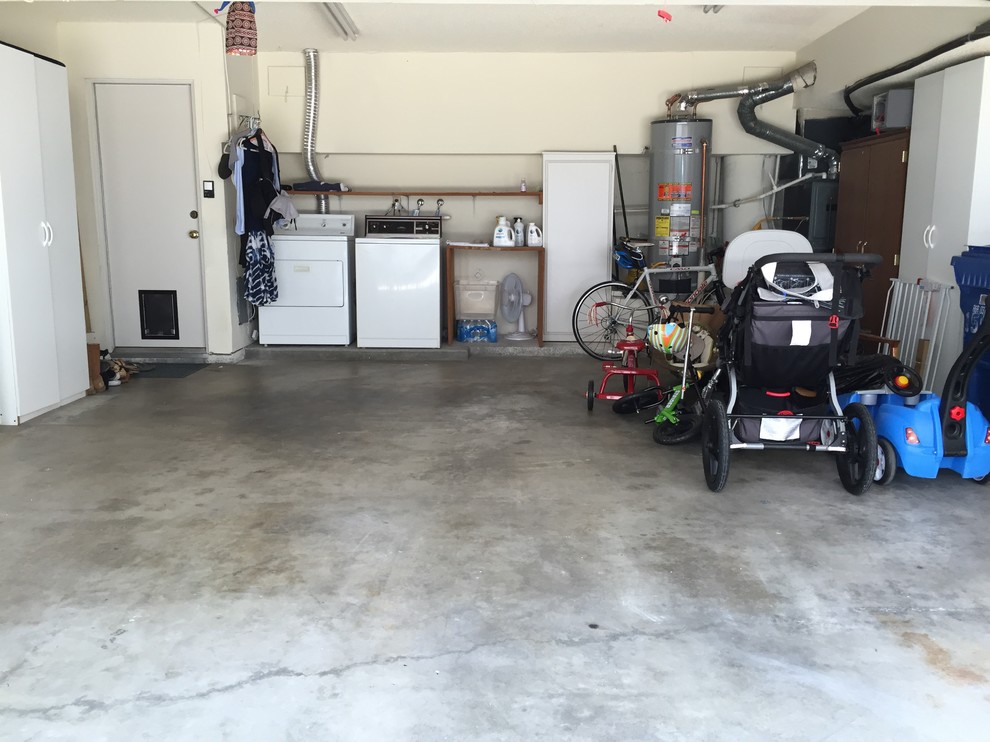 Réalisation d'un garage pour deux voitures attenant tradition.