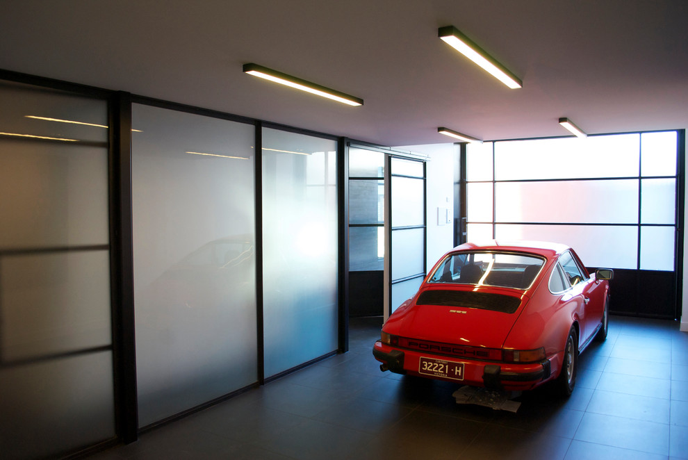 Idées déco pour un garage moderne.