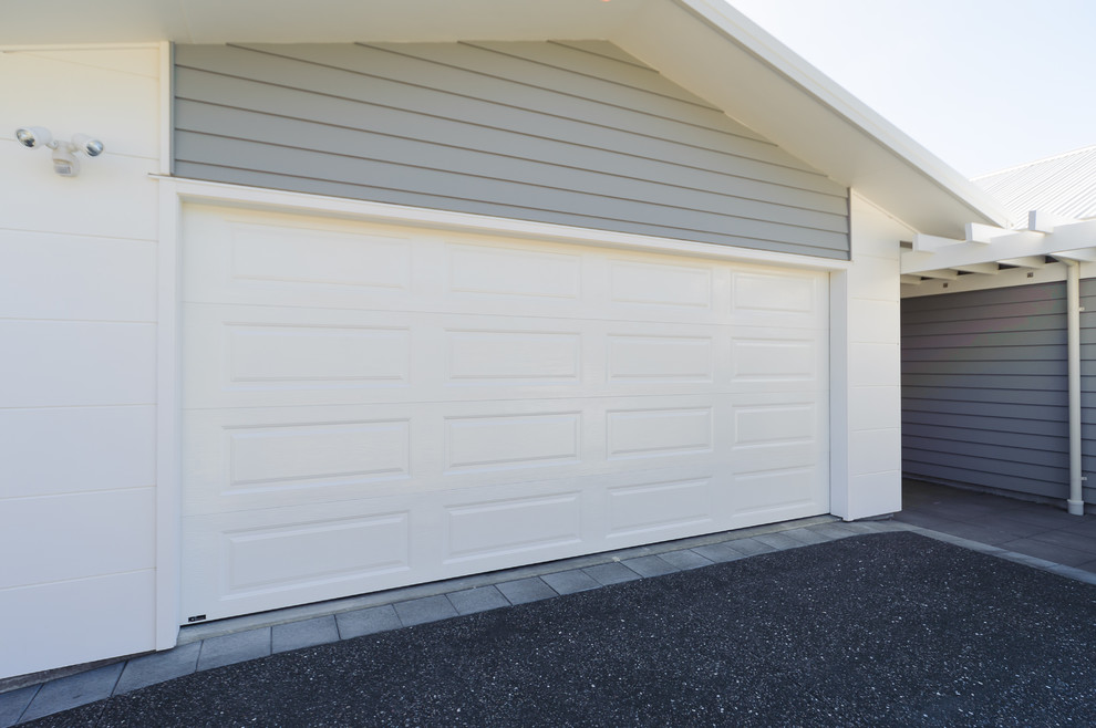 Grange Wide Pressed Panel Sectional Doors Traditional Garage