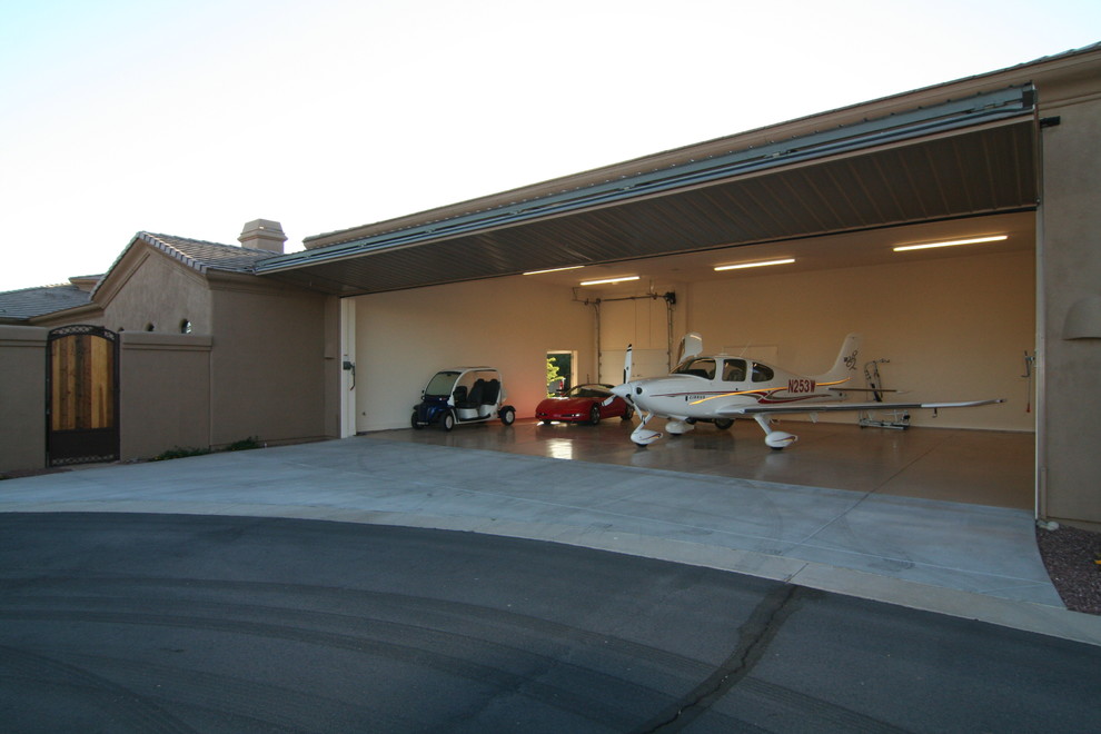 This is an example of a garage in Phoenix.