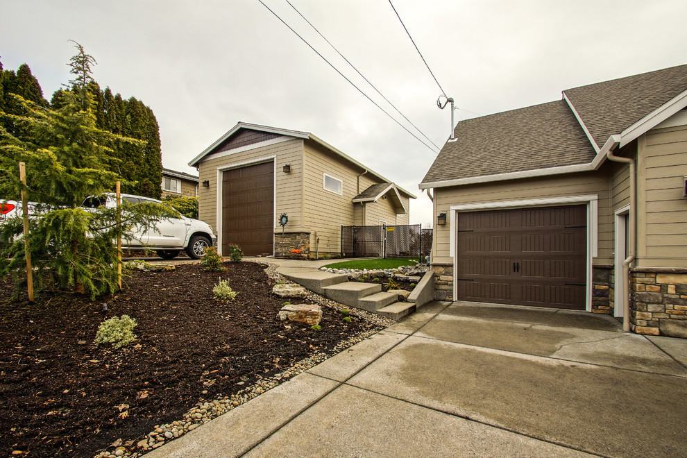 Happy Valley House Craftsman Garage Portland by Anlon Houzz