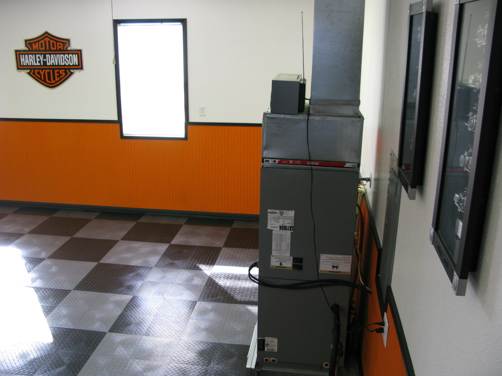 Harley Davidson Garage two Contemporary Garage Other by Custom