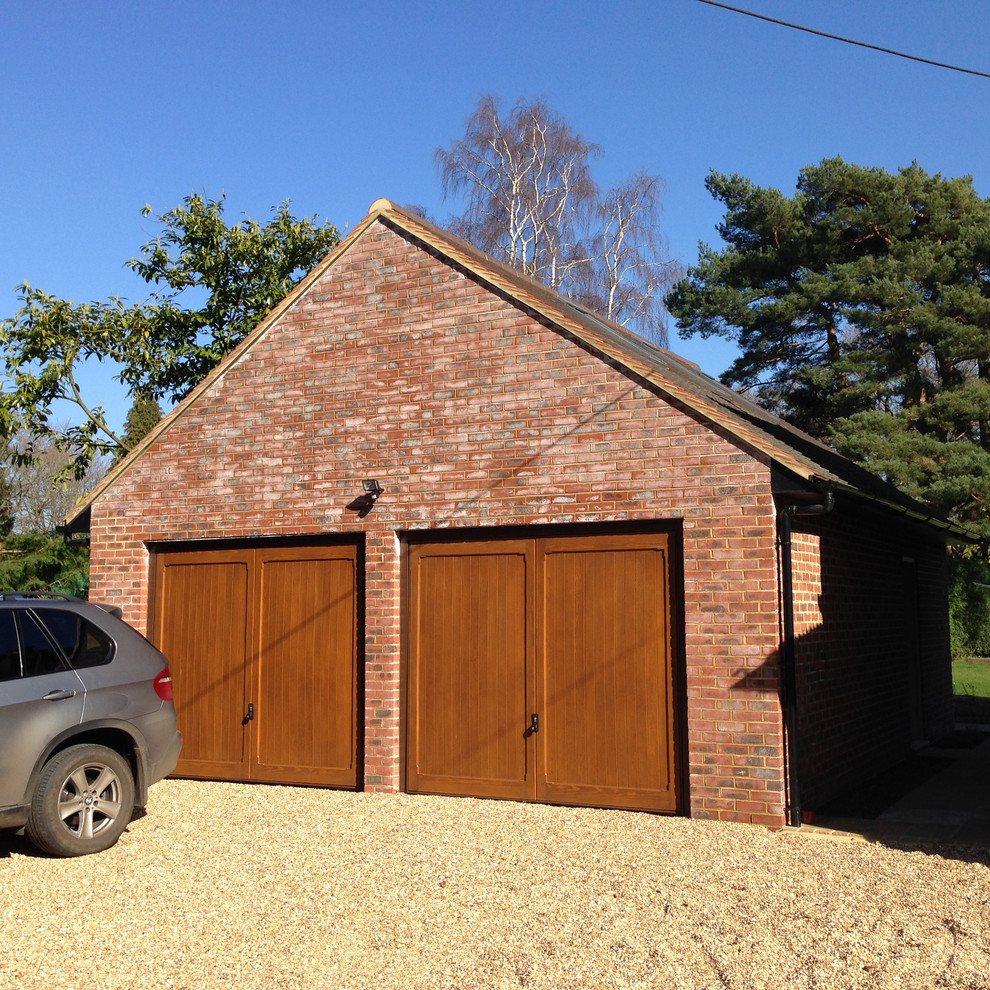 Heatherland Traditional Garage Sussex by fiftypointeight