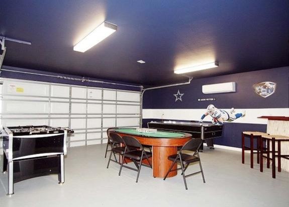 This is an example of a classic garage conversion in Dallas.